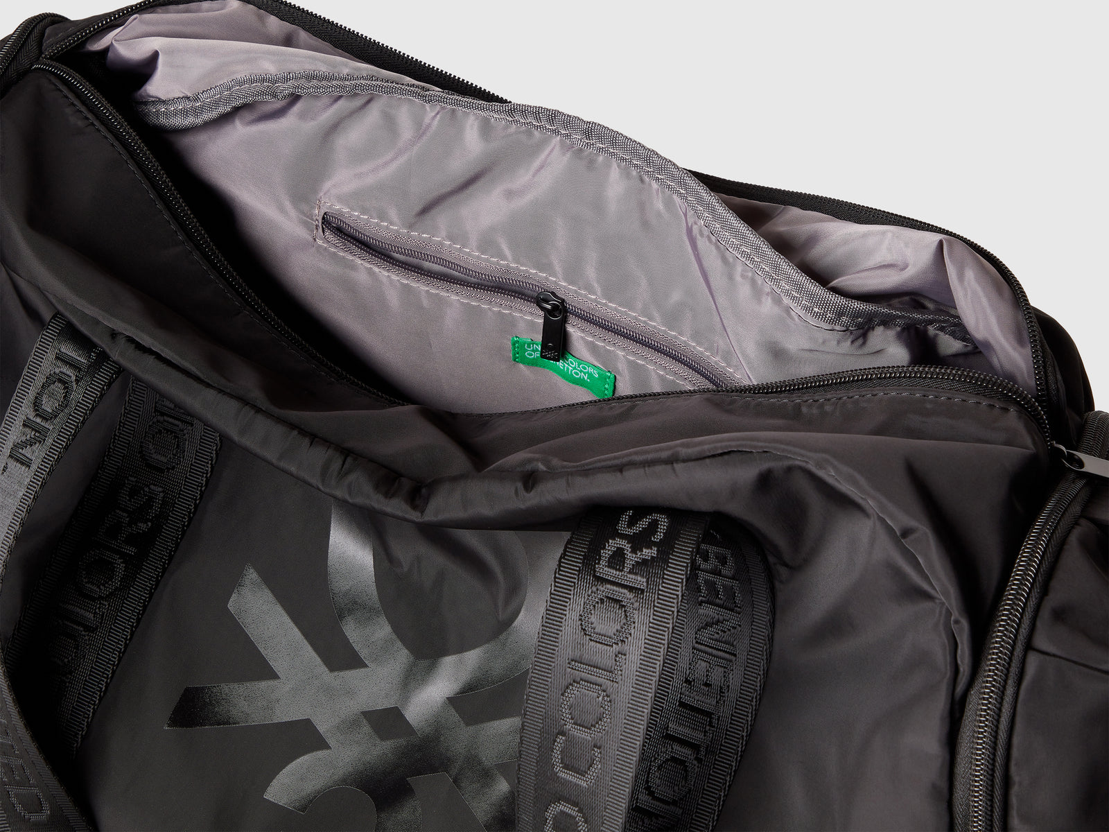 Borsone sportivo da donna nero 3 | Benetton Outlet