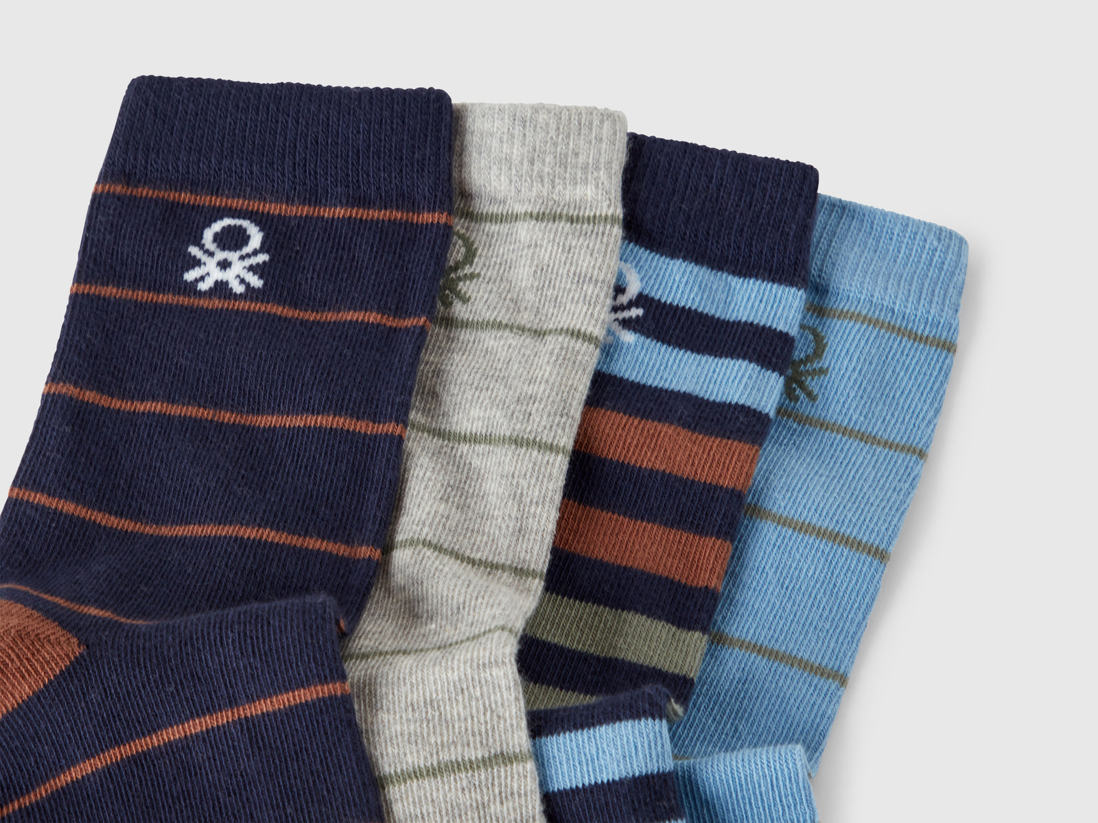 Quattro paia di calzini fantasia da bambino multi-color 2 | Benetton Outlet