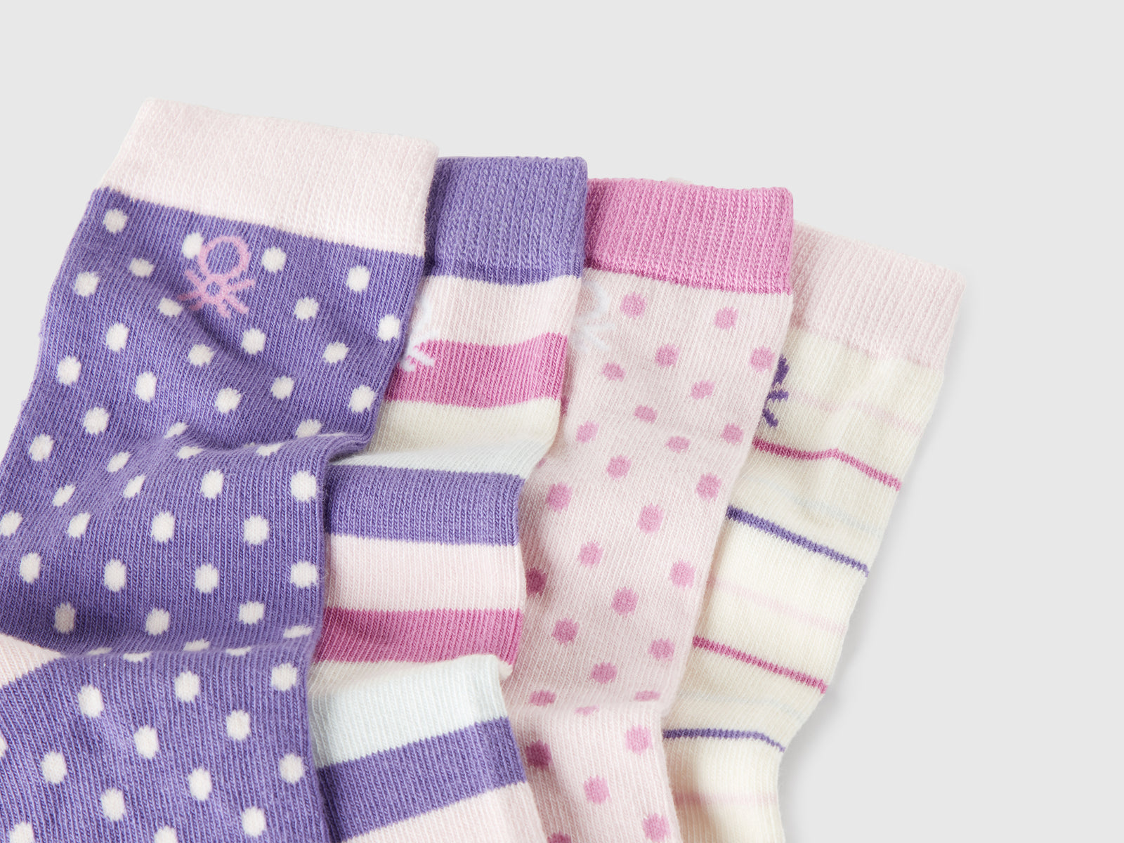 Quattro paia di calzini fantasia da bambino multi-color 2 | Benetton Outlet
