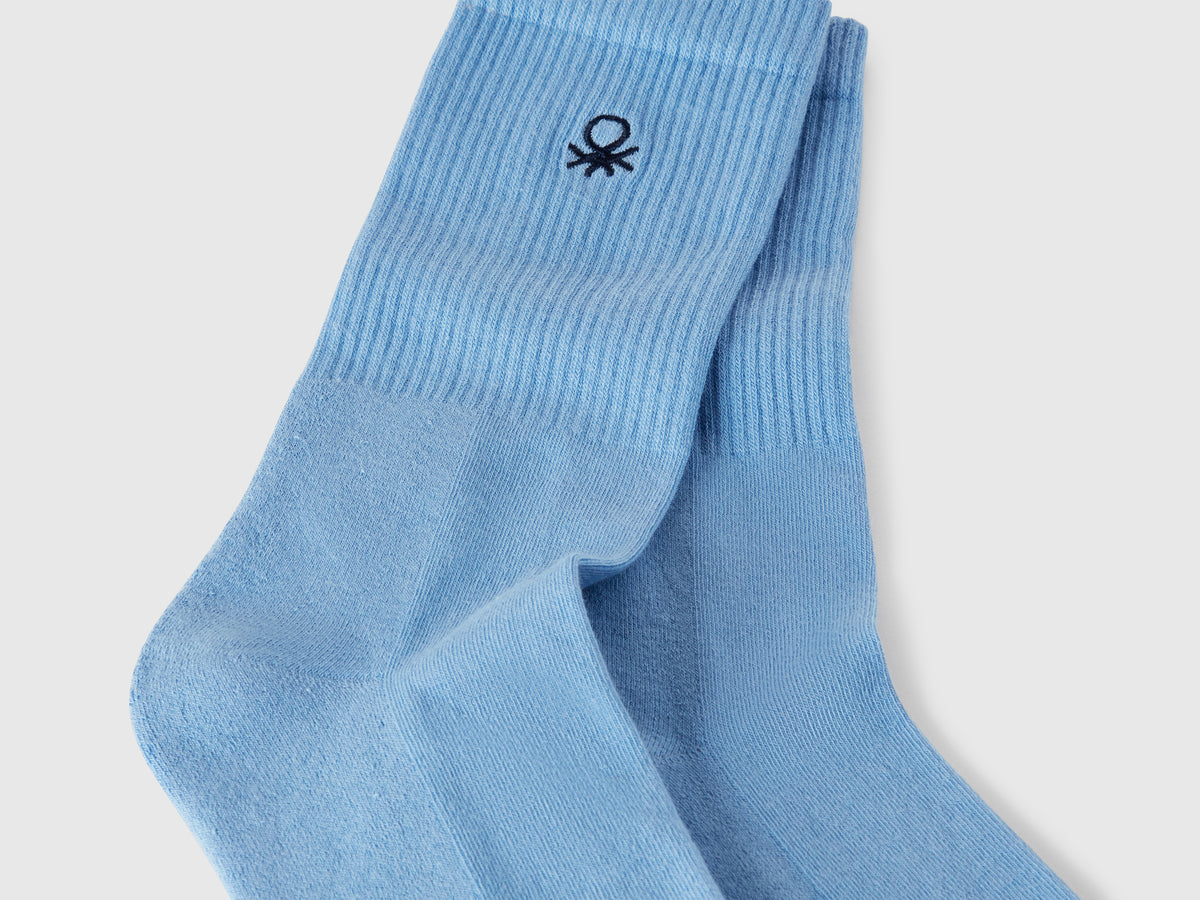Calzini sportivi in misto cotone stretch