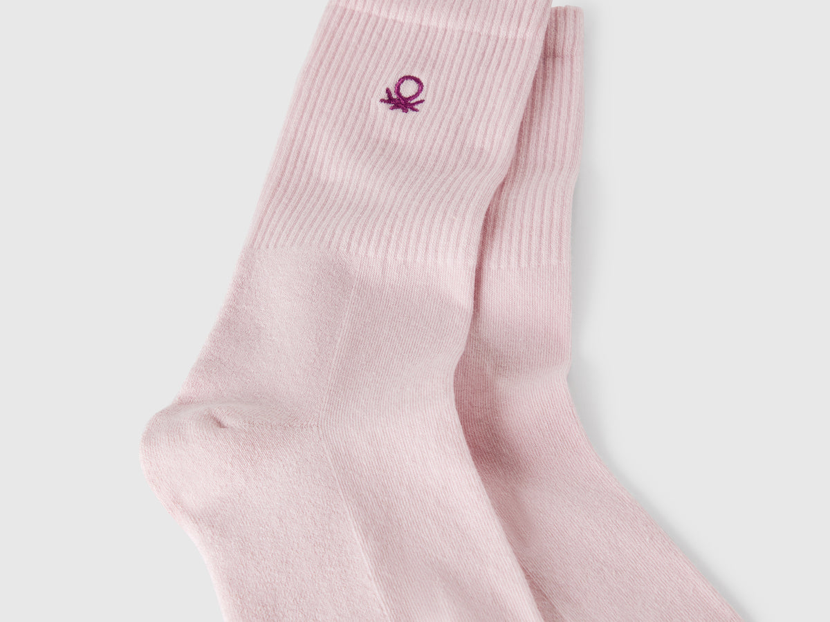 Calzini sportivi in misto cotone stretch