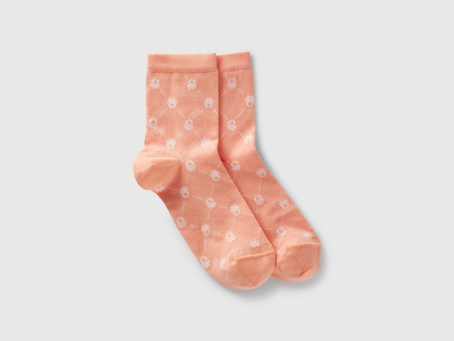 Calzini con loghi da uomo rosa | Benetton Outlet