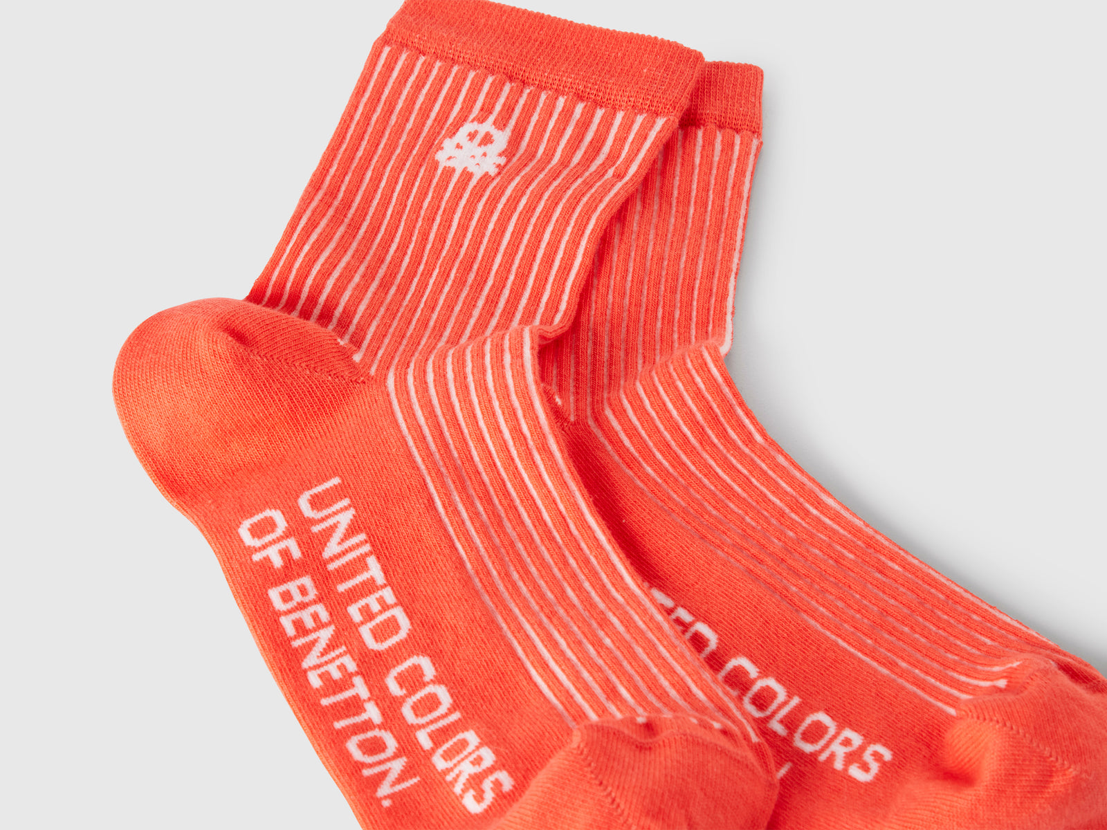 Calzini arancioni a righe da uomo arancione 2 | Benetton Outlet