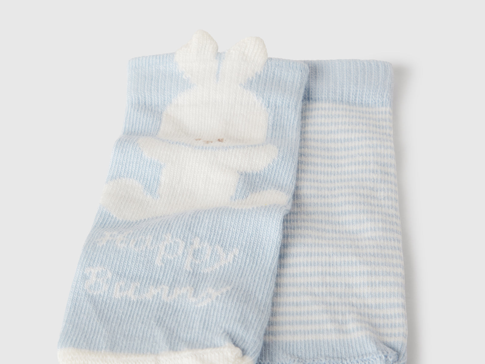 Set calzini con righe e coniglietto da neonato multi-color 2 | Benetton Outlet