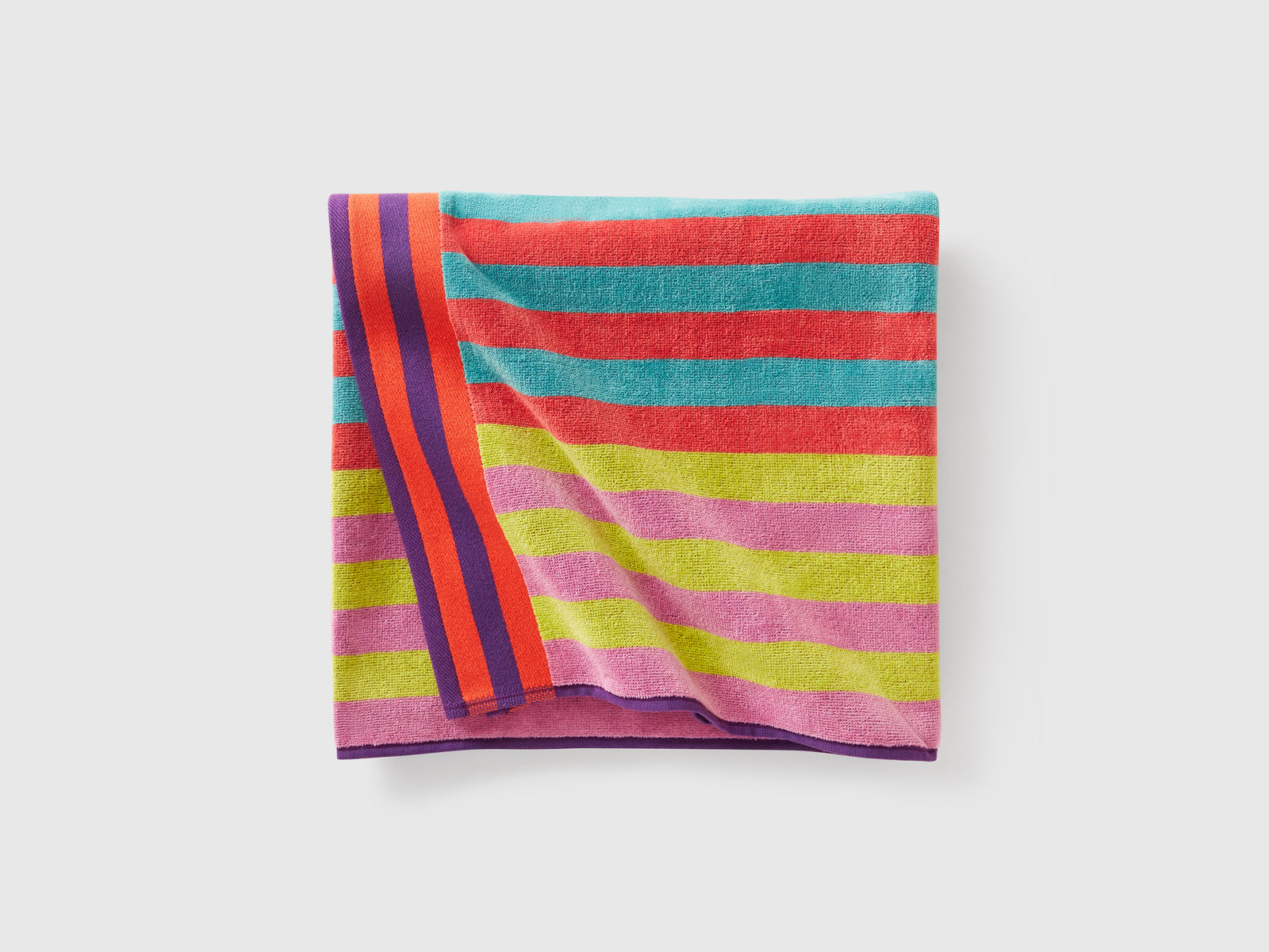 Telo mare a righe da bambino multi-color 3 | Benetton Outlet