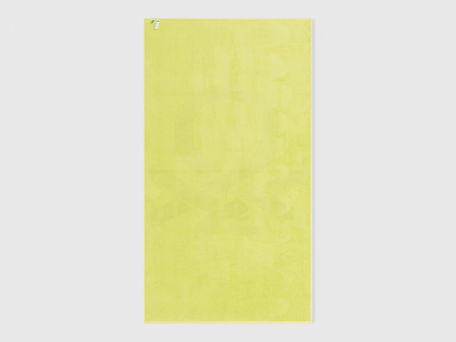 Telo mare jacquard da uomo giallo fluo 2 | Benetton Outlet