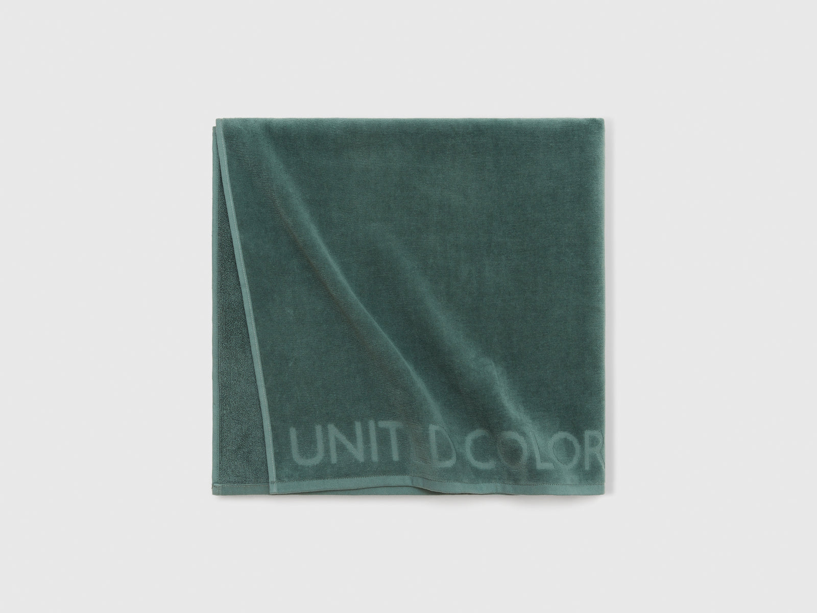 Telo mare jacquard da uomo verde scuro 3 | Benetton Outlet