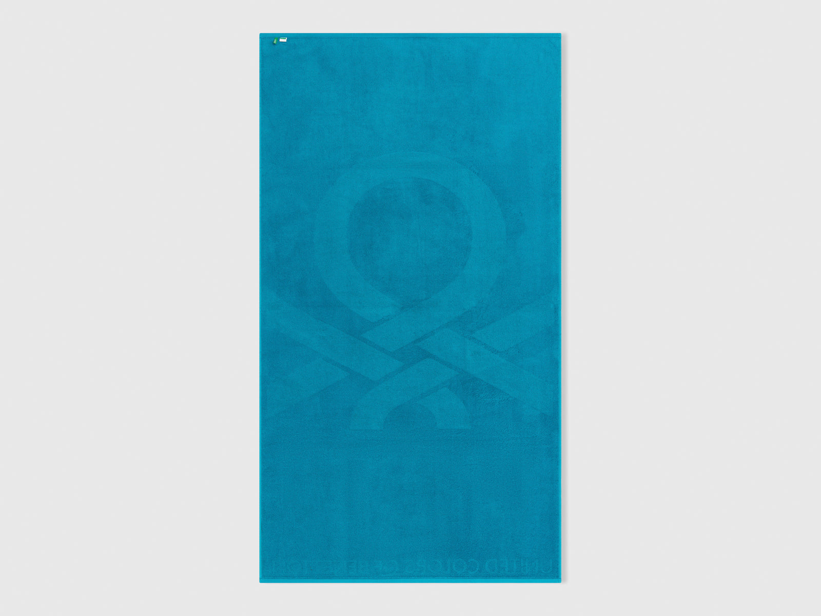 Telo mare jacquard da uomo turchese 2 | Benetton Outlet