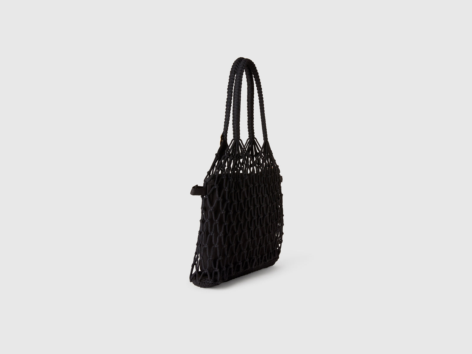 Shopping bag on the net da donna nero 2 | Benetton Outlet