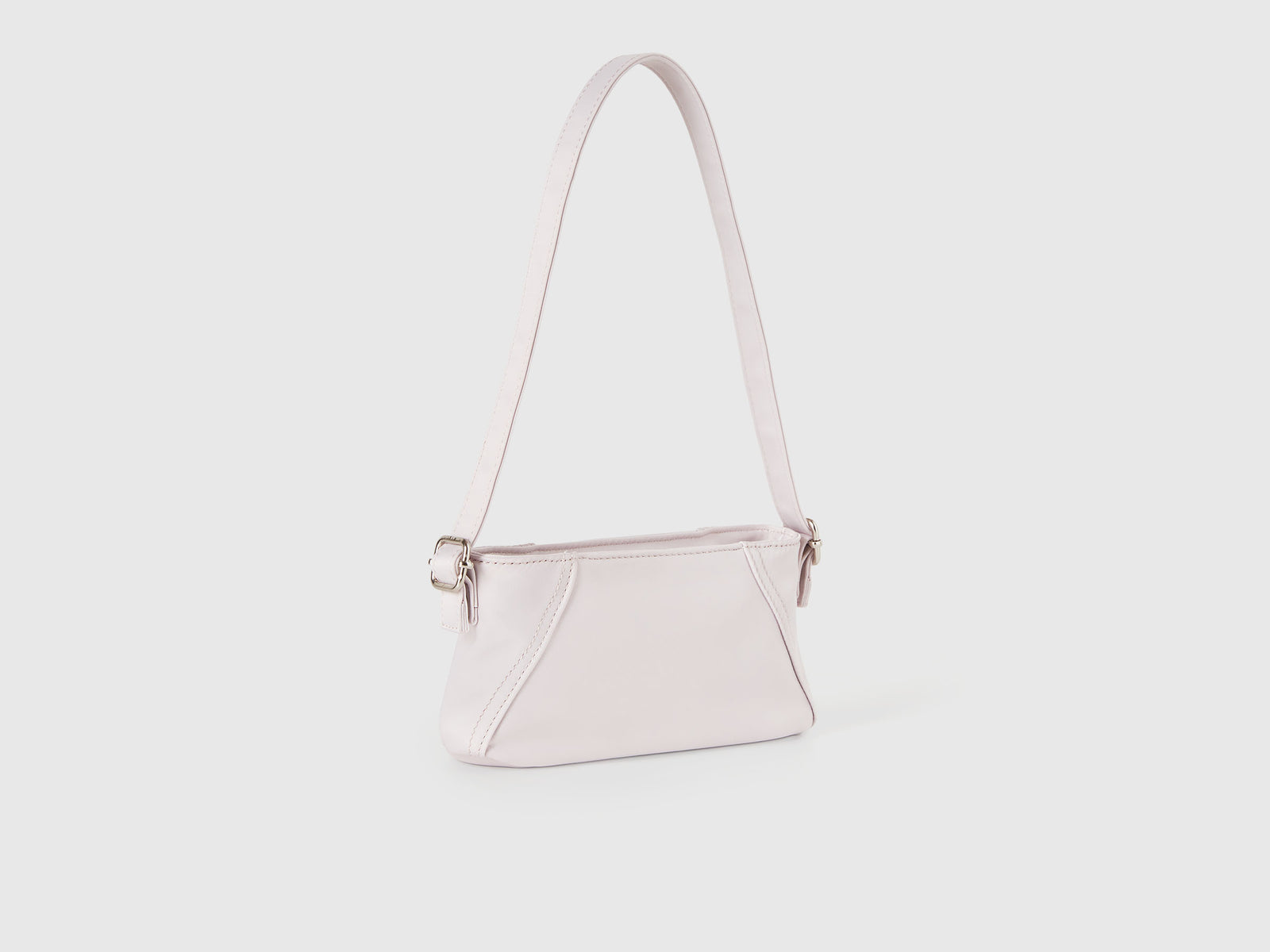 Borsa a spalla in raso da bambina bianco panna 2 | Benetton Outlet
