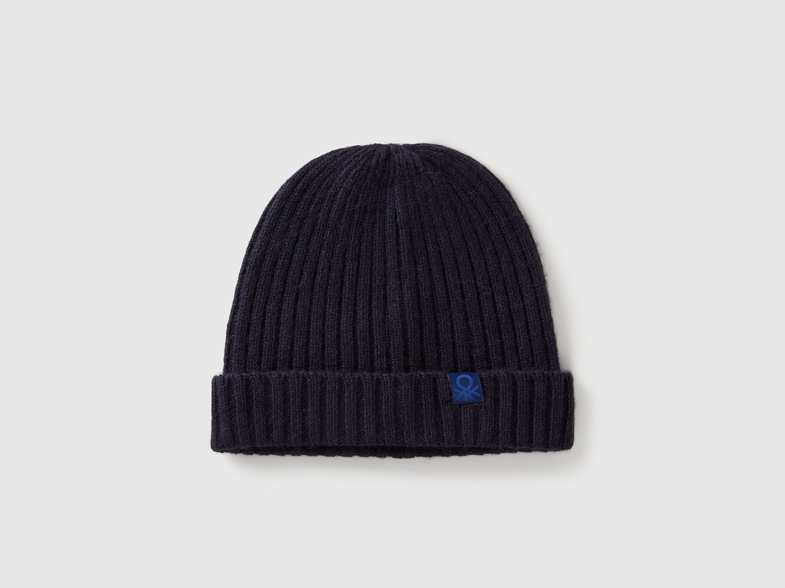 Cappellino in misto lana da bimbo blu scuro | Benetton Outlet