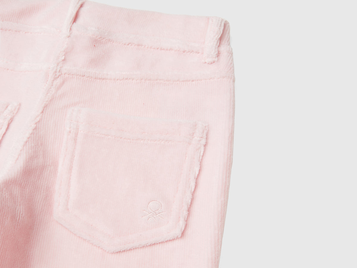 Super skinny chenille trousers