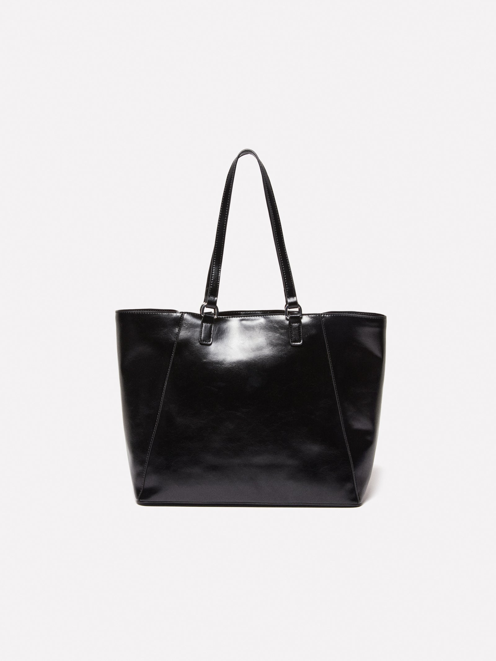 Shopper con cerniere da donna nero 2 | Sisley Outlet