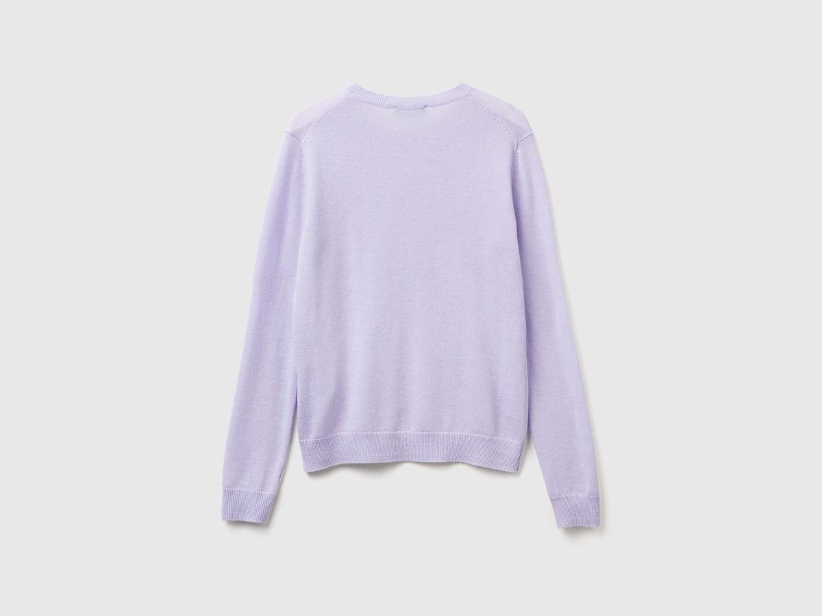 Maglia girocollo in lana Merino