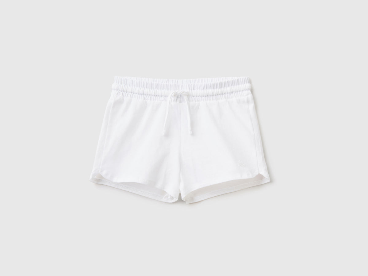 Shorts con coulisse in cotone bio