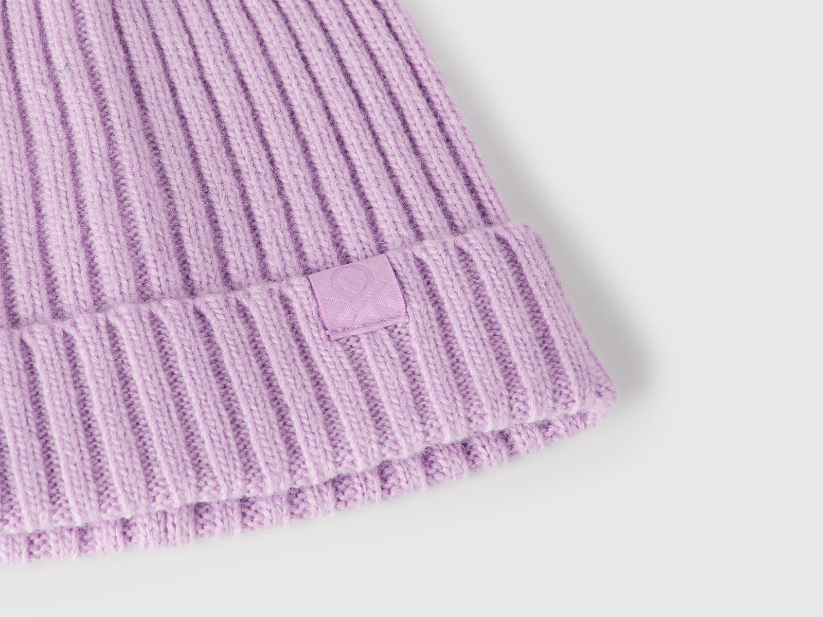 Cappellino in misto lana da bimbo lavanda 3 | Benetton Outlet