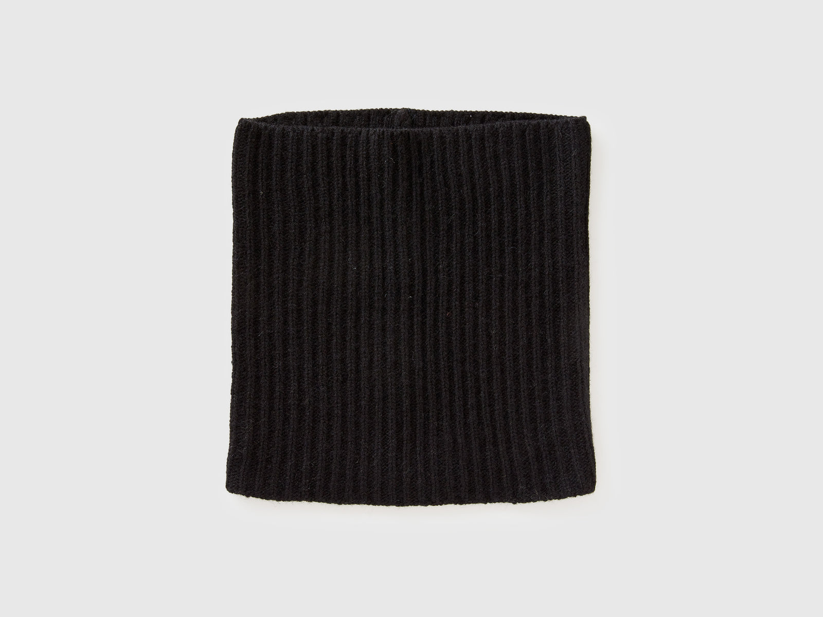 Scaldacollo in misto lana da donna nero | Benetton Outlet