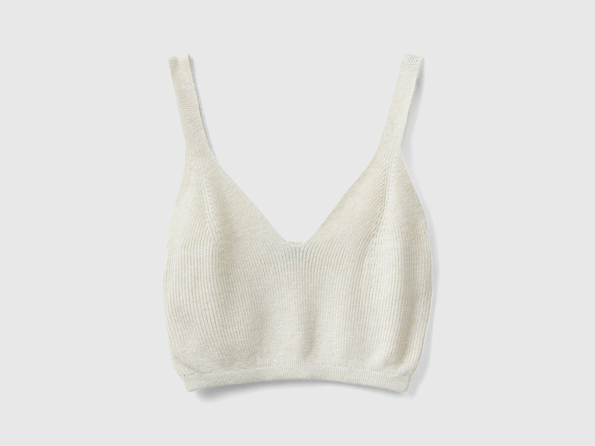 Top in misto cashmere