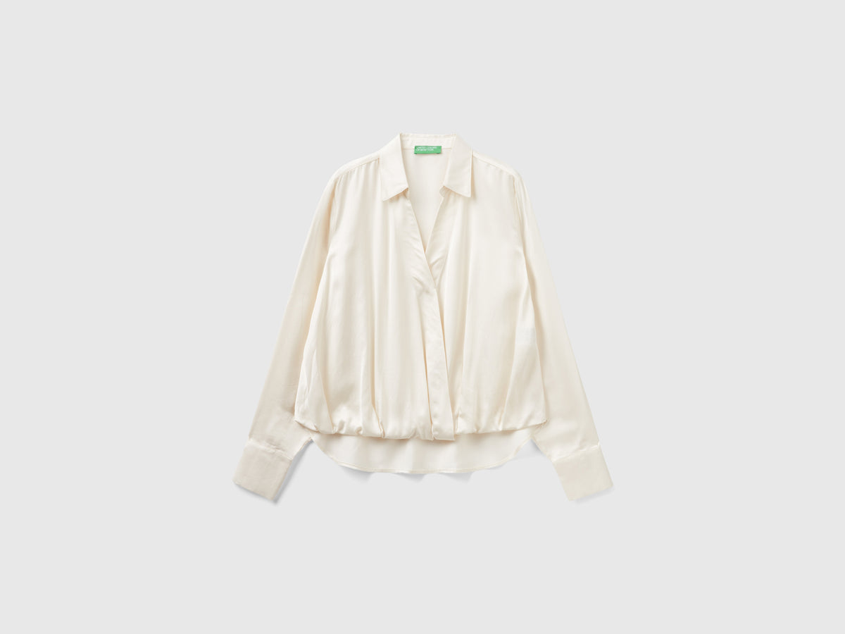 Blusa in misto viscosa e Modal