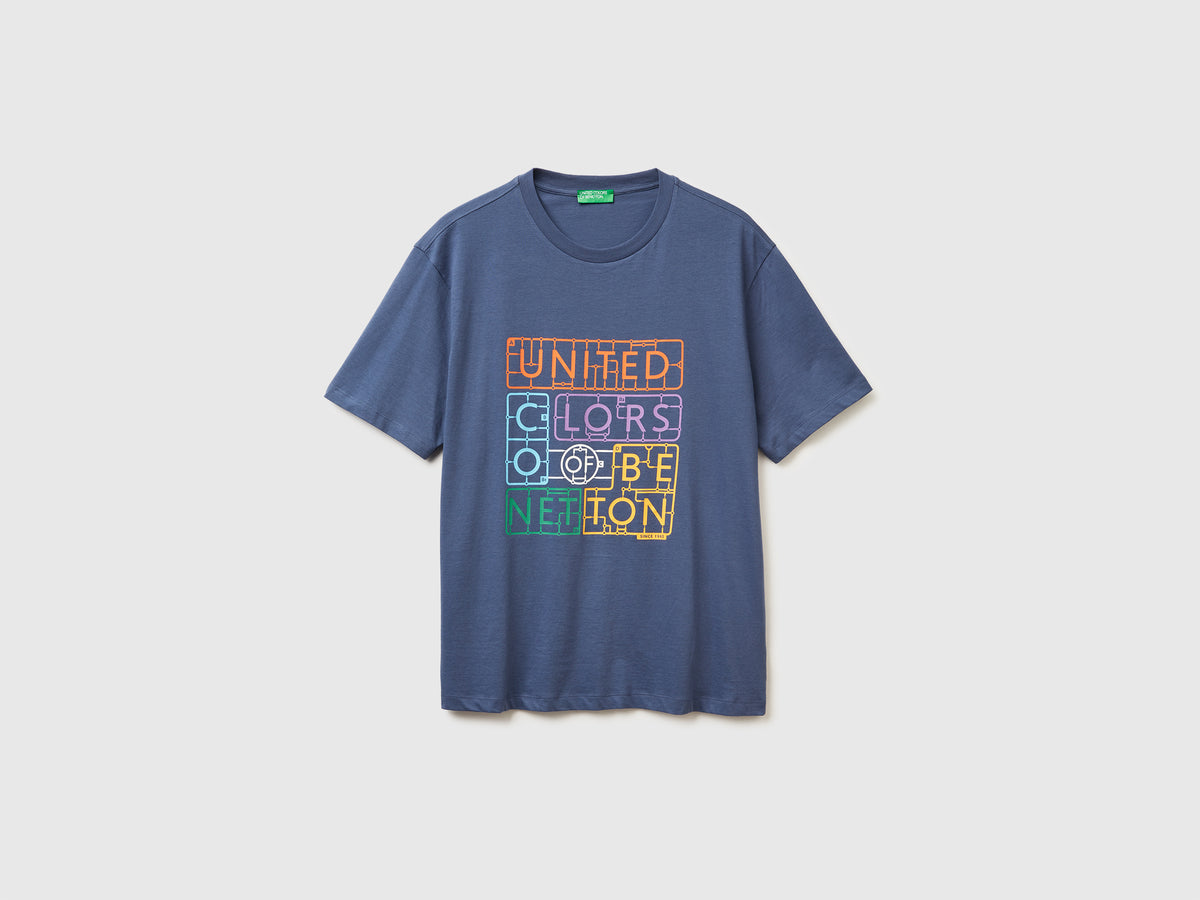 T-shirt in cotone con logo