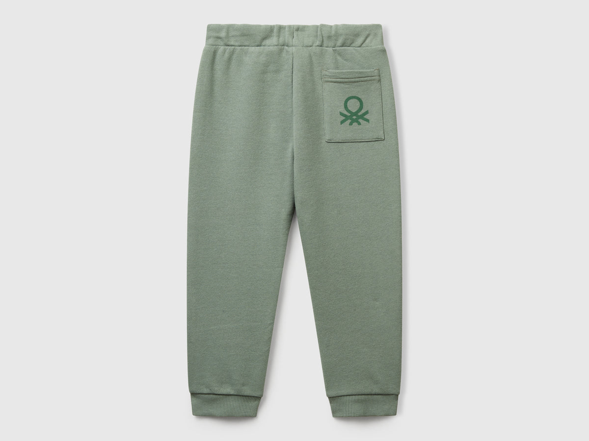 Pantaloni in cotone con logo