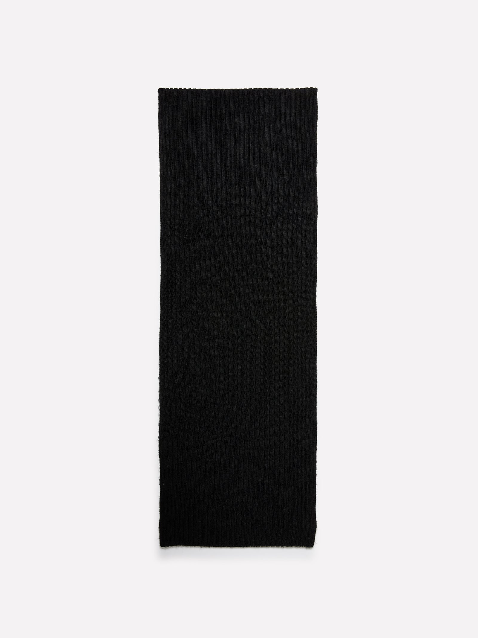 Sciarpa in maglia da uomo nero | Sisley Outlet