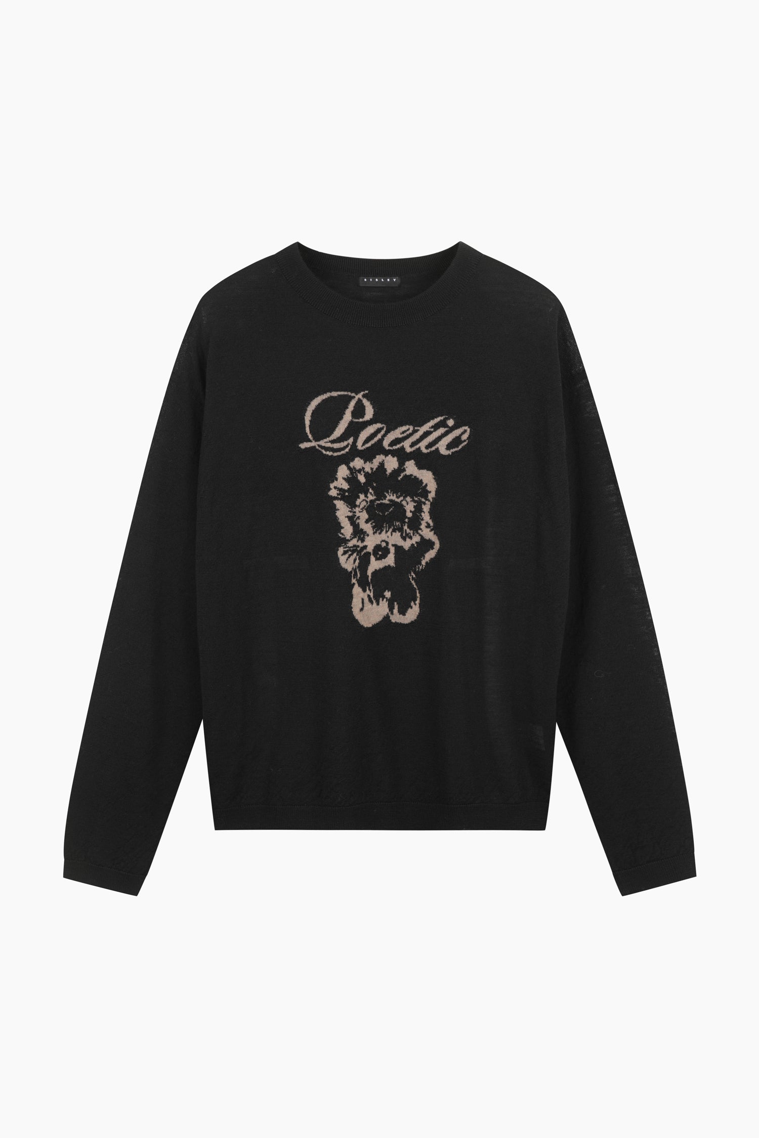 Maglia con orsetto da donna nero | Sisley Outlet