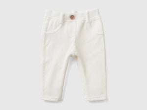 Pantaloni in ciniglia stretch