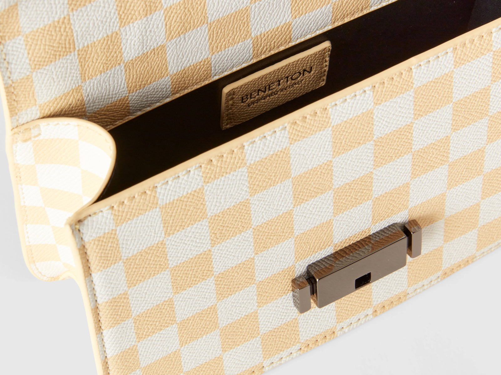 Be Bag piccola a quadri e da donna multi-color 3 | Benetton Outlet