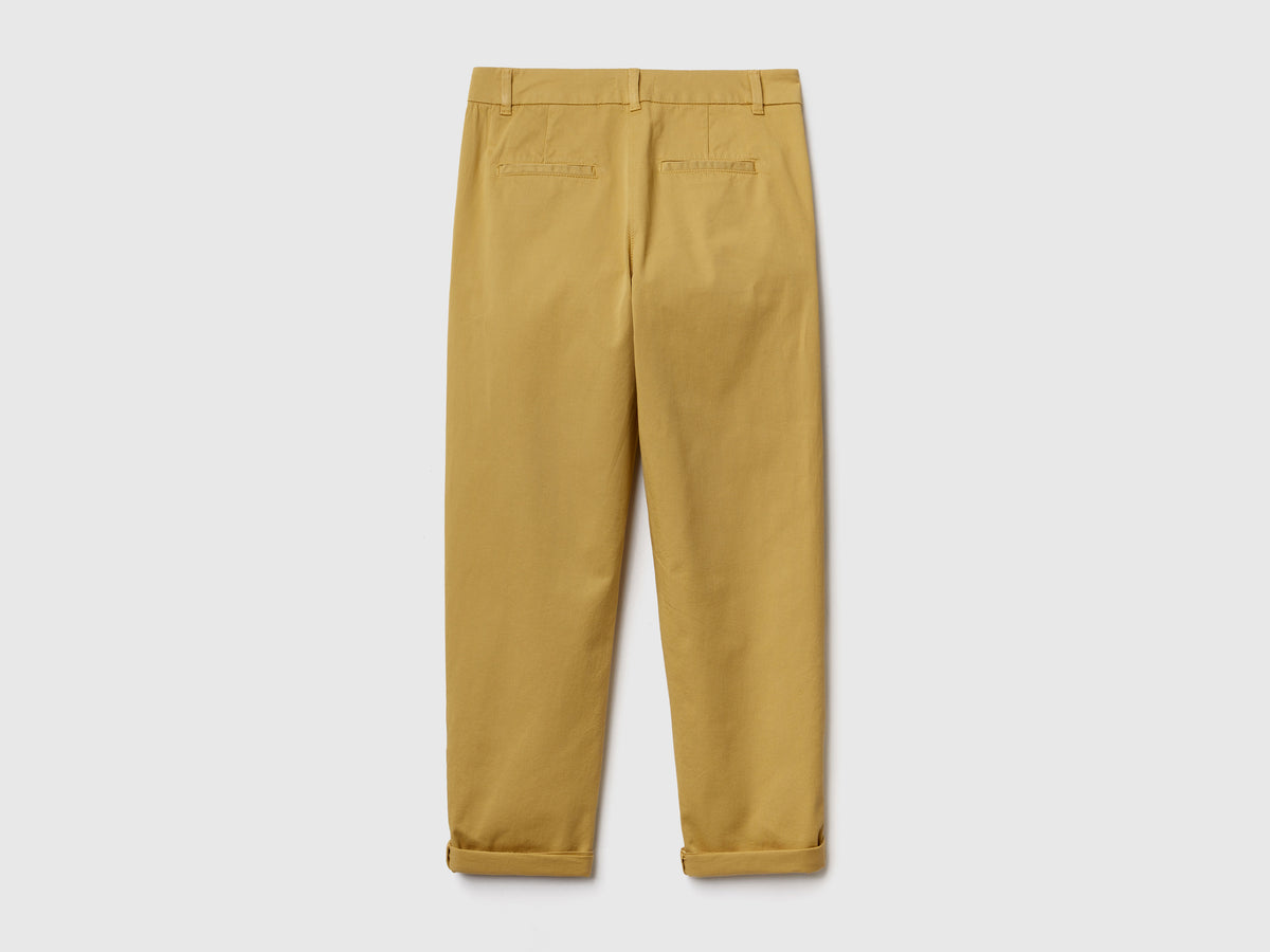 Pantaloni chino in cotone stretch