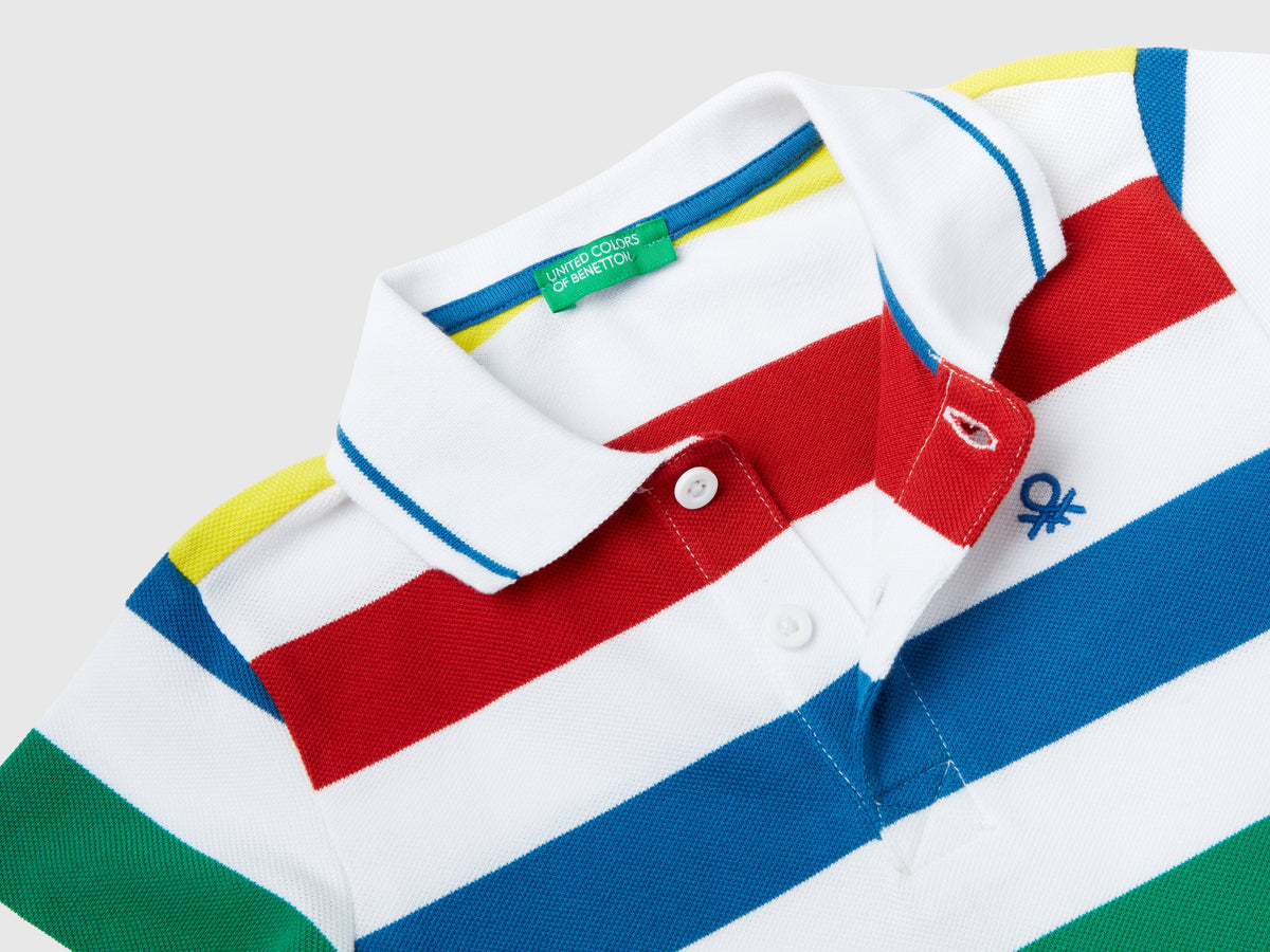 Polo manica corta a righe