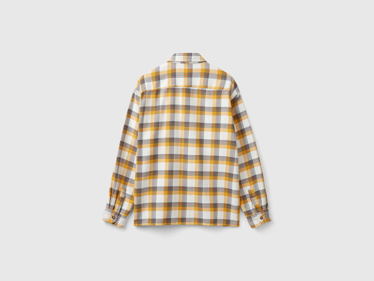 Overshirt in flanella tartan