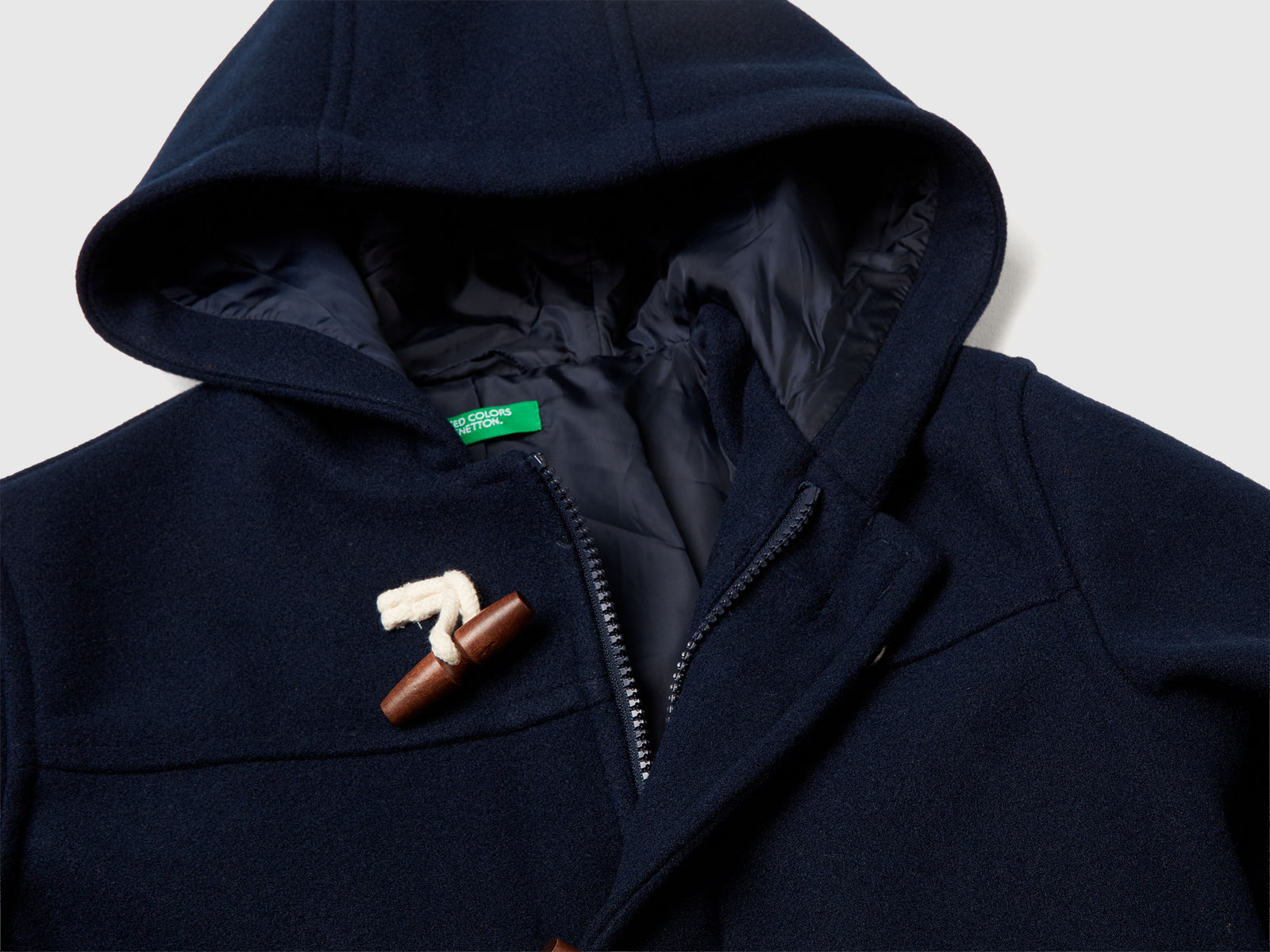 Cappotto Montgomery da bimbo blu scuro 3 | Benetton Outlet