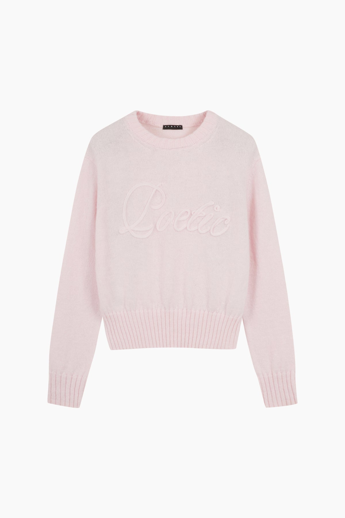 Maglia con intarsio lettering