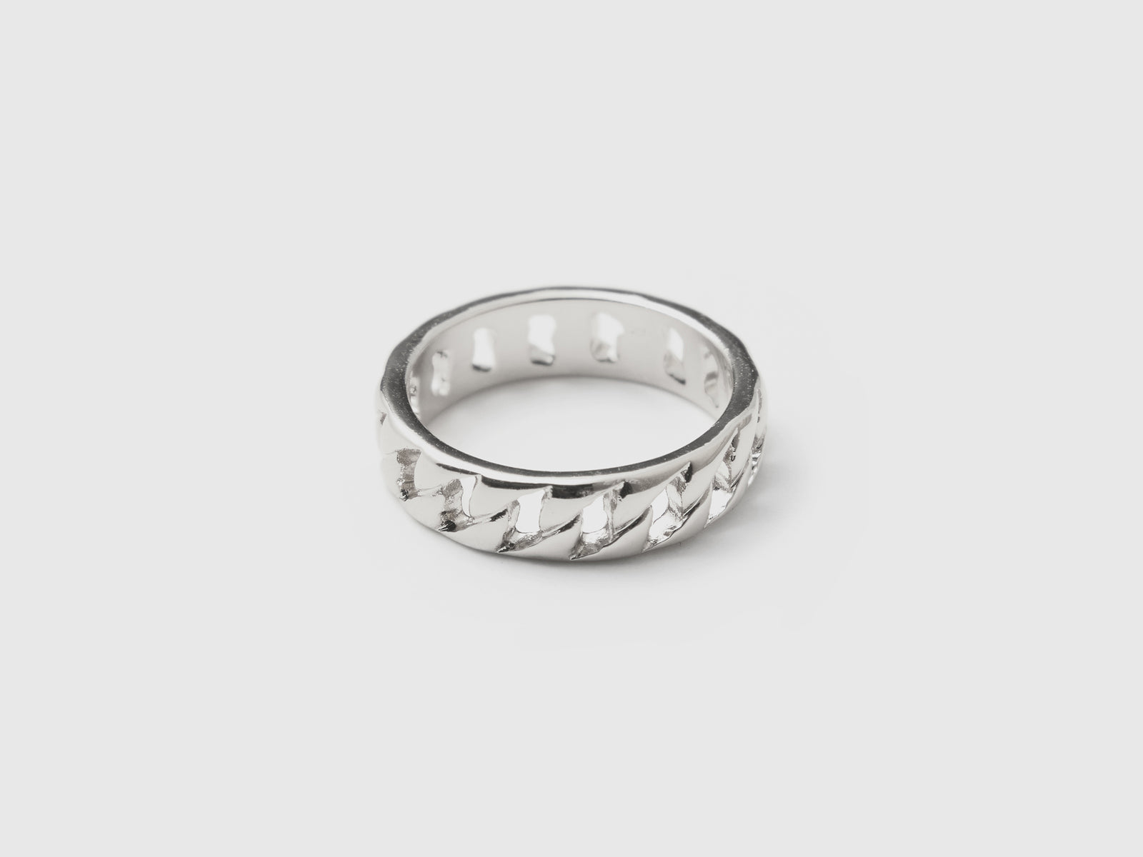 Anello catena da donna argento 2 | Benetton Outlet