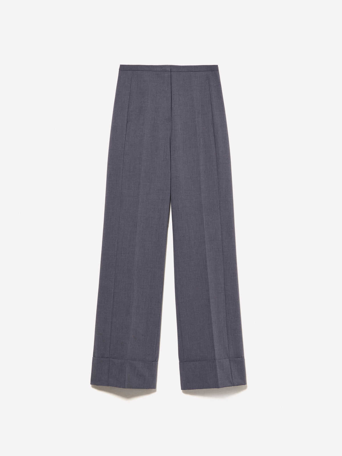 Pantaloni con maxi risvolto