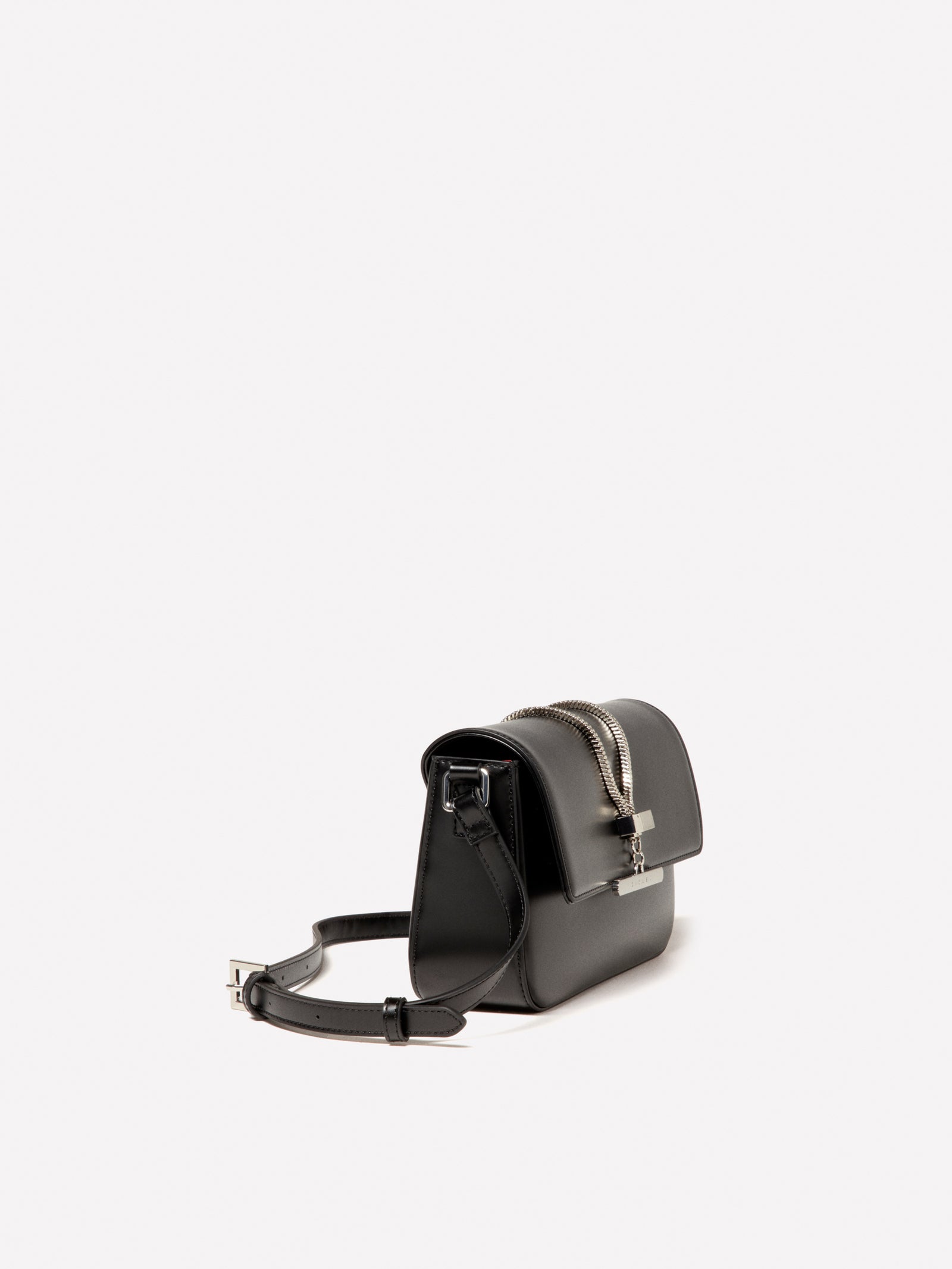 Borsetta a tracolla con catena da donna nero 4 | Sisley Outlet