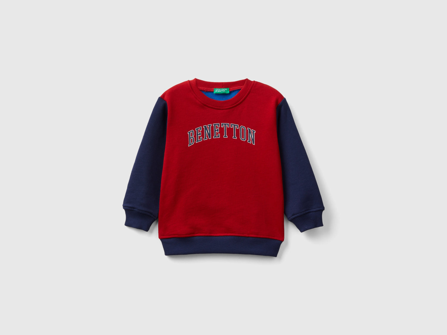 Felpa 100% cotone biologico da bimbo multi-color | Benetton Outlet