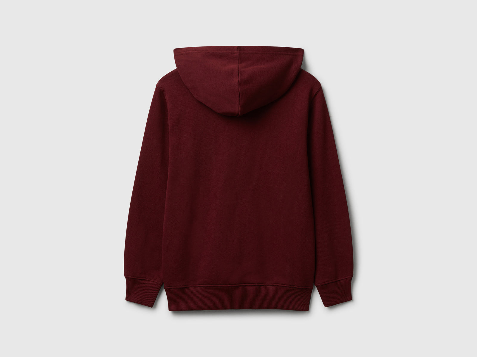 Felpa con cappuccio in cotone da bambino bordeaux 2 | Benetton Outlet