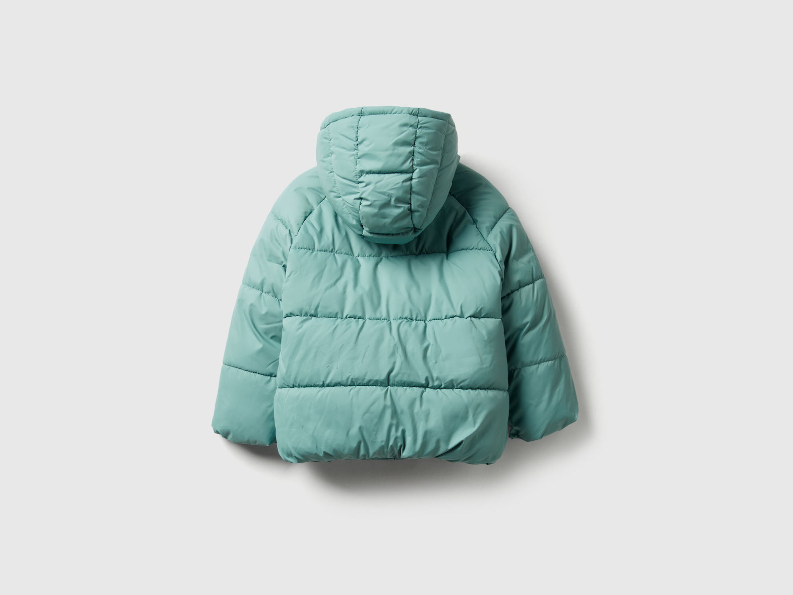 Giubbino imbottito "Rain Defender" da bimbo verde acqua 2 | Benetton Outlet