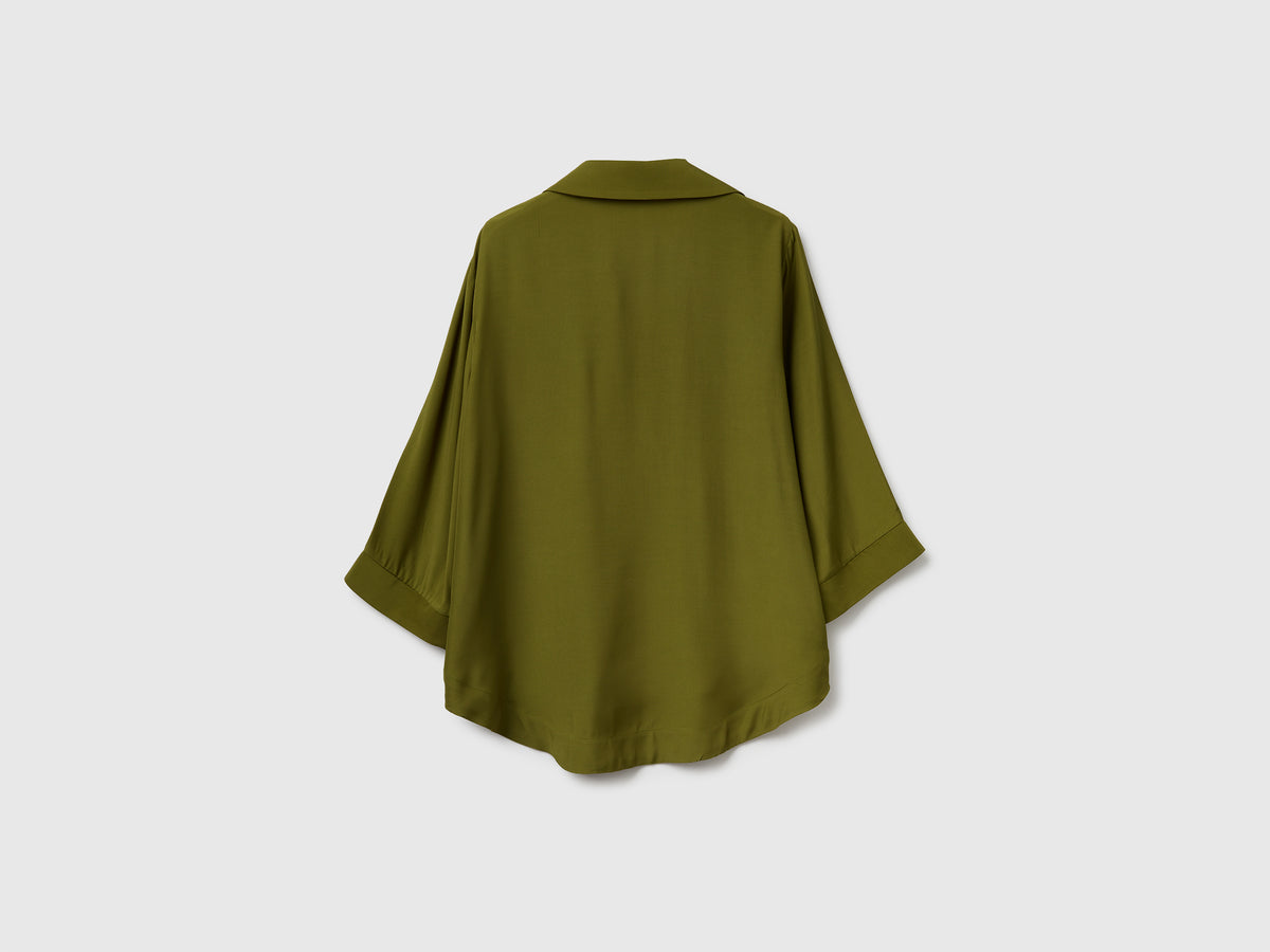 Blusa ampia 100% viscosa