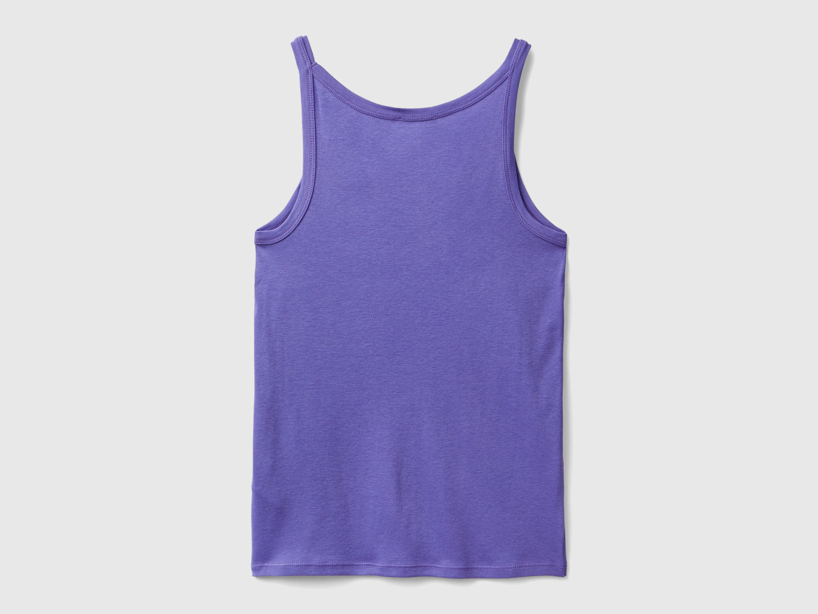 Canotta in puro cotone da donna viola 2 | Benetton Outlet