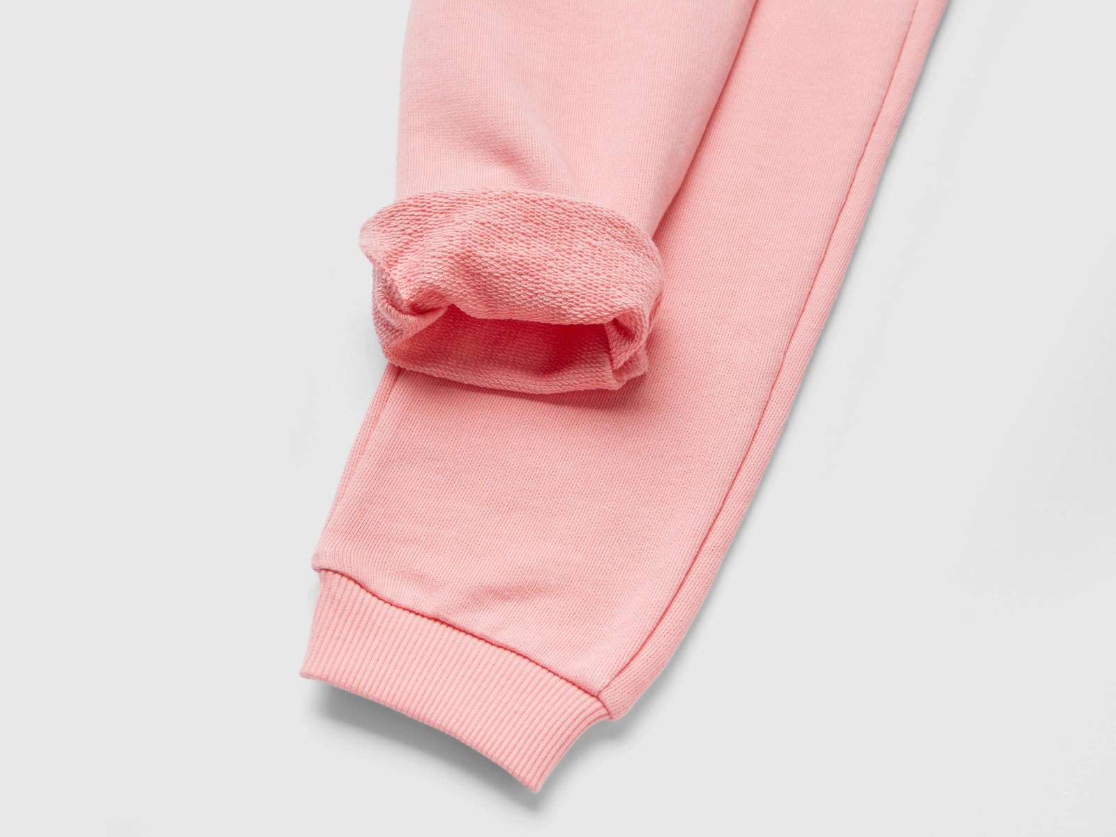 Pantaloni in felpa con logo da bambina rosa 2 | Benetton Outlet