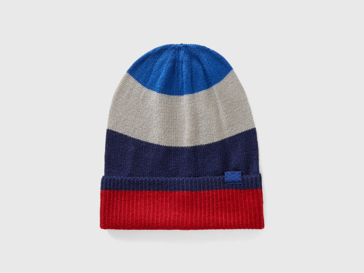 Cappellino a righe da bambino rosso | Benetton Outlet