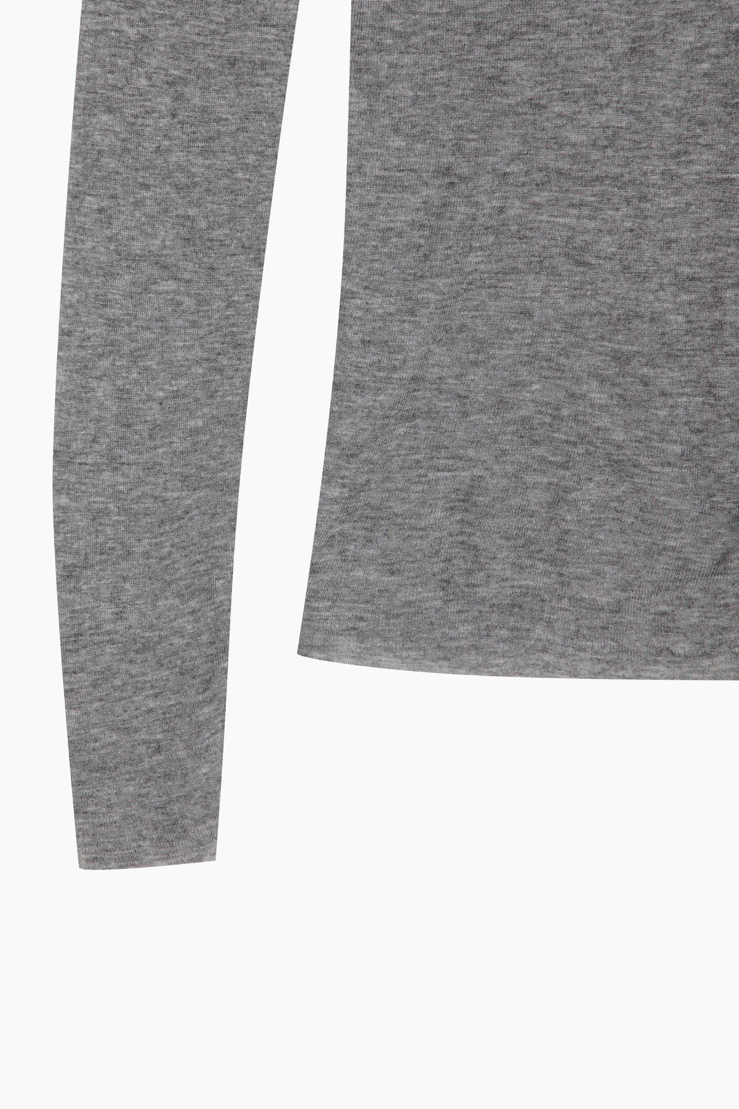 T-shirt scollo a V aderente da donna grigio 4 | Sisley Outlet