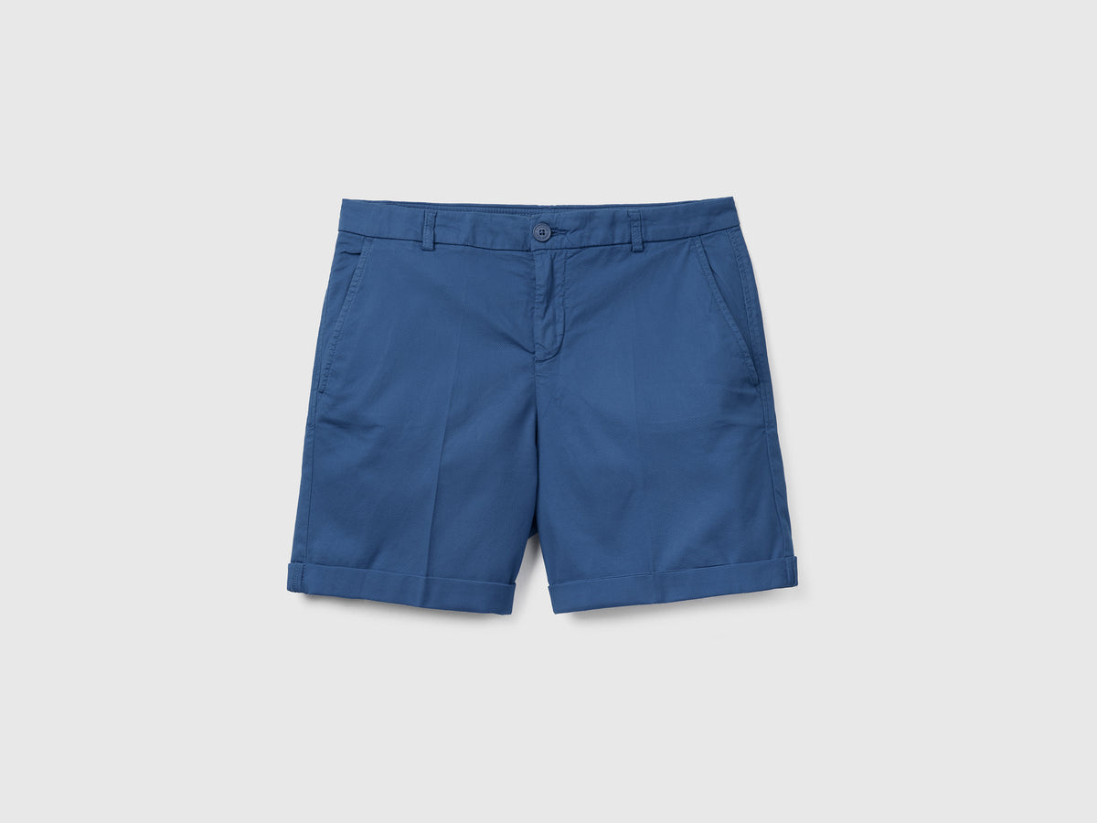 Bermuda in cotone stretch