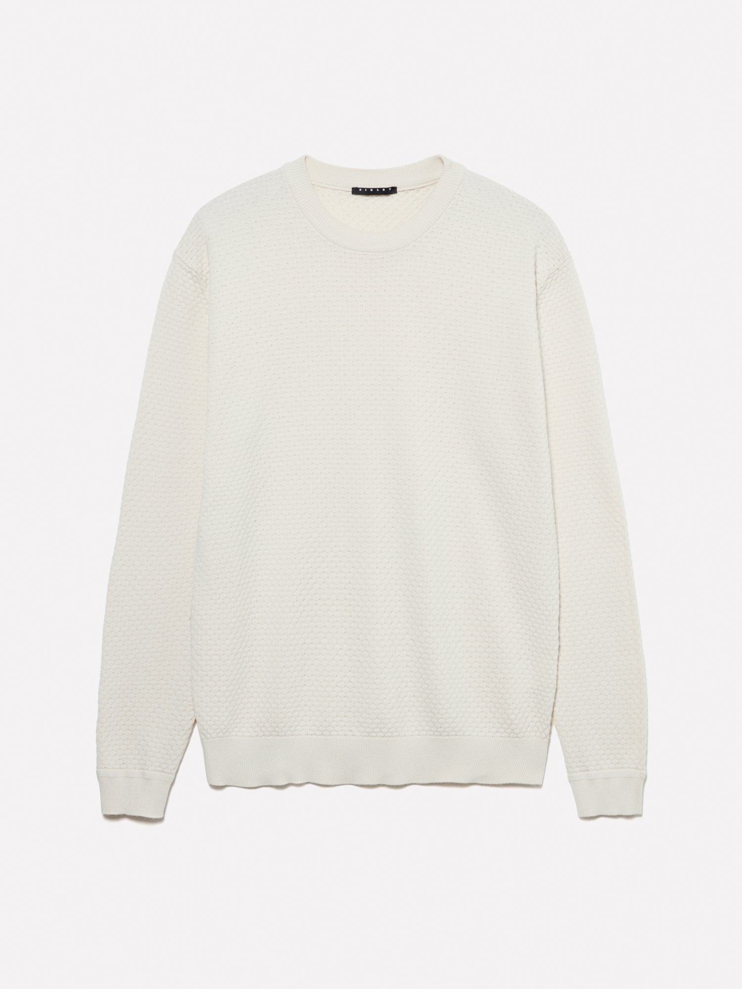 Maglia girocollo da uomo beige | Sisley Outlet