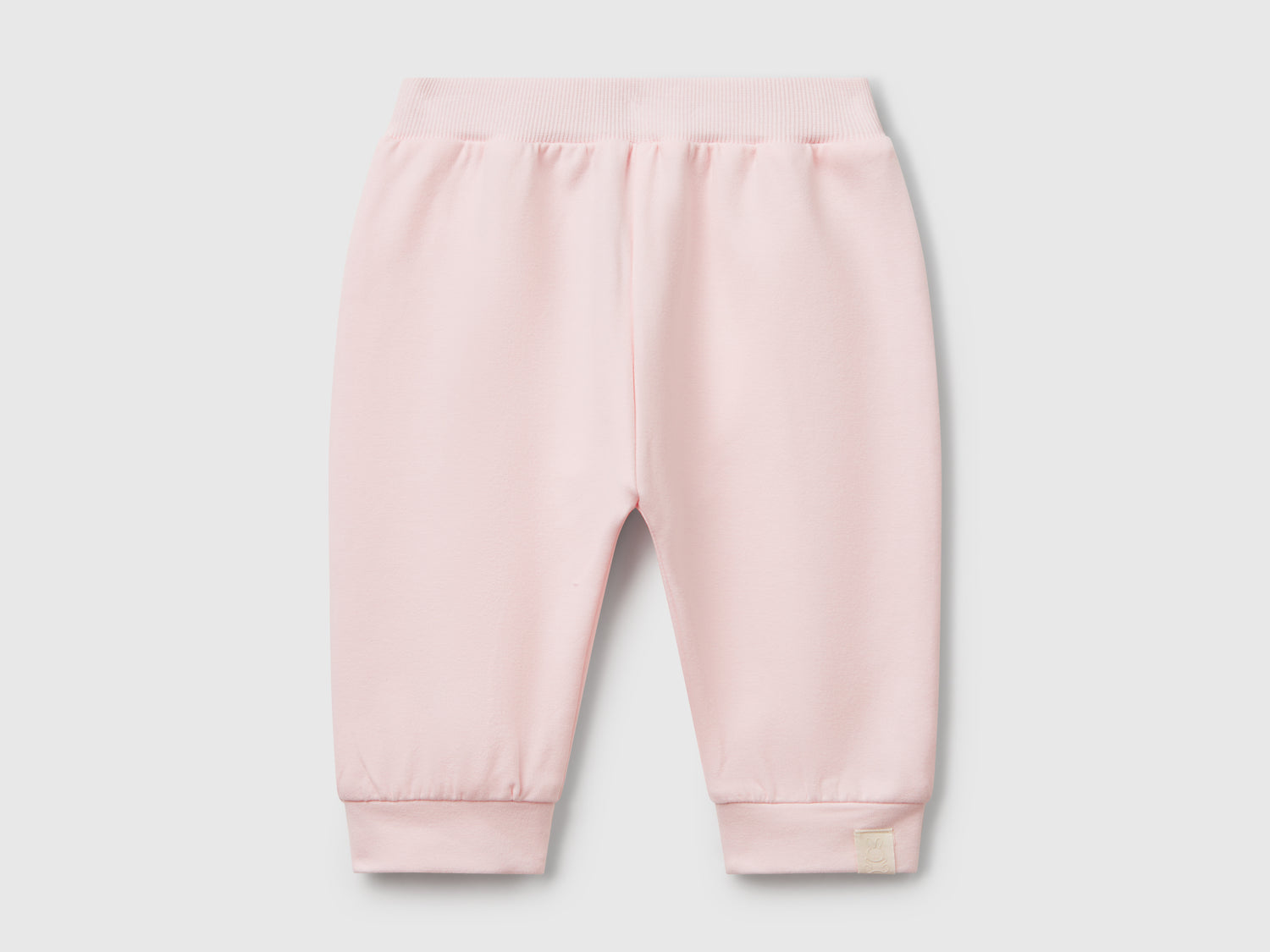 Pantaloni in felpa da neonato rosa | Benetton Outlet