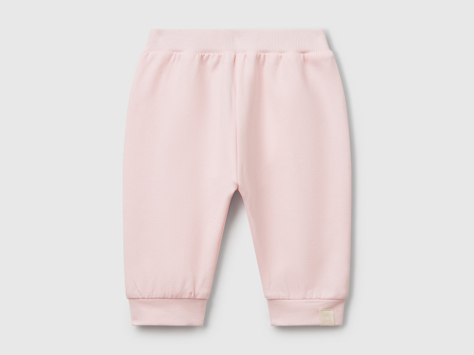 Pantaloni in felpa da neonato rosa | Benetton Outlet