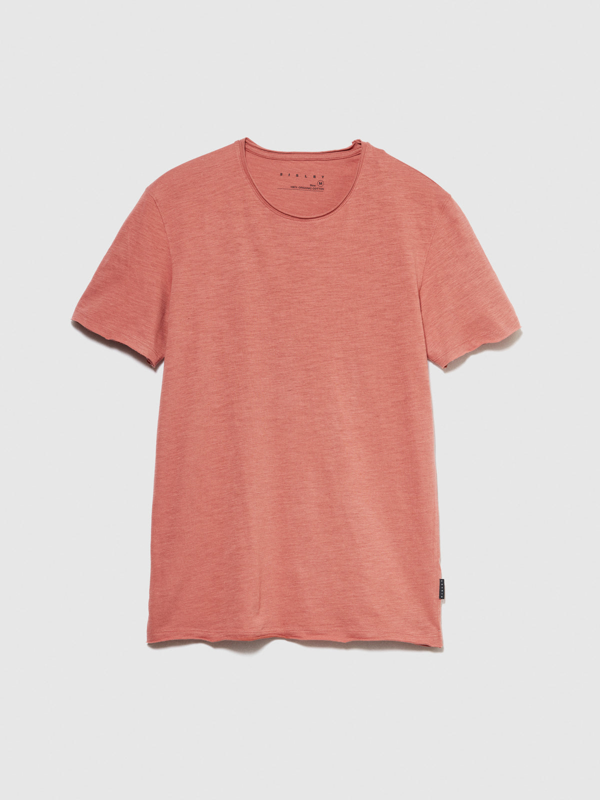 T-shirt con taglio a vivo